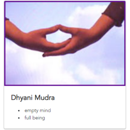 Dhyani Mudra